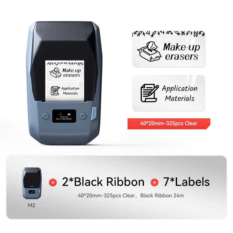 NIIMBOT M2 Vial Label Printer, Smart Color Printing with Phones & PC for Various Home Vial Bottles - Image 23