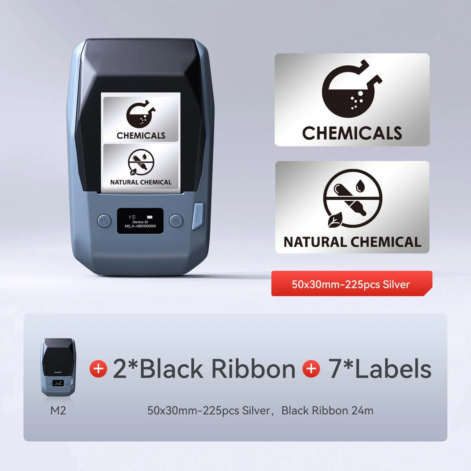 NIIMBOT M2 Vial Label Printer, Smart Color Printing with Phones & PC for Various Home Vial Bottles - Image 28