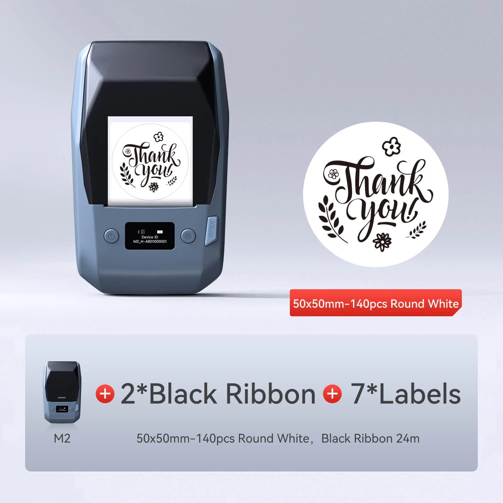 NIIMBOT M2 Vial Label Printer, Smart Color Printing with Phones & PC for Various Home Vial Bottles - Image 31