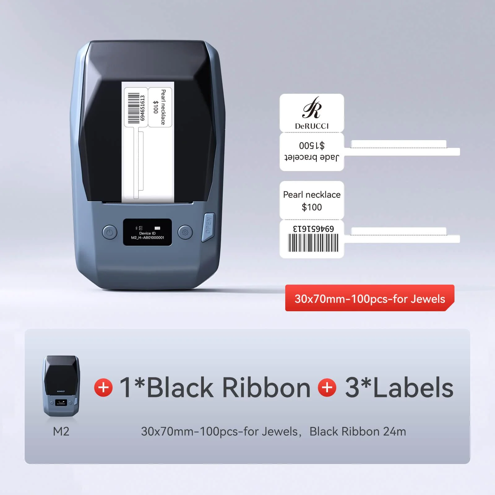NIIMBOT M2 Vial Label Printer, Smart Color Printing with Phones & PC for Various Home Vial Bottles - Image 33