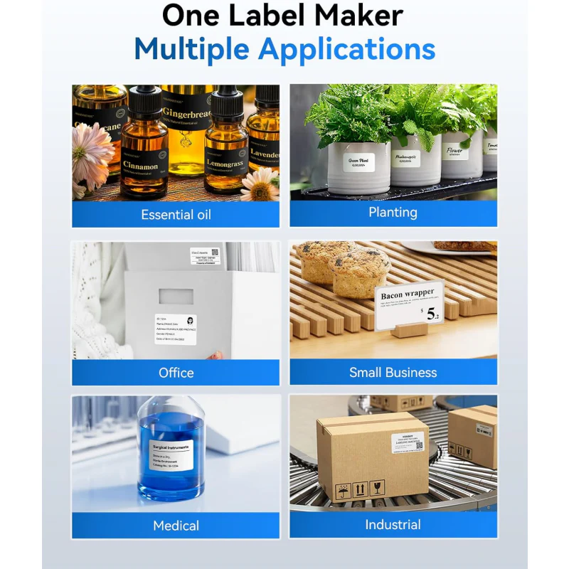 NIIMBOT Compatible Labeling M3 Ribbon, Replacement Refill Tapes, Up to 26 Meters - Image 8