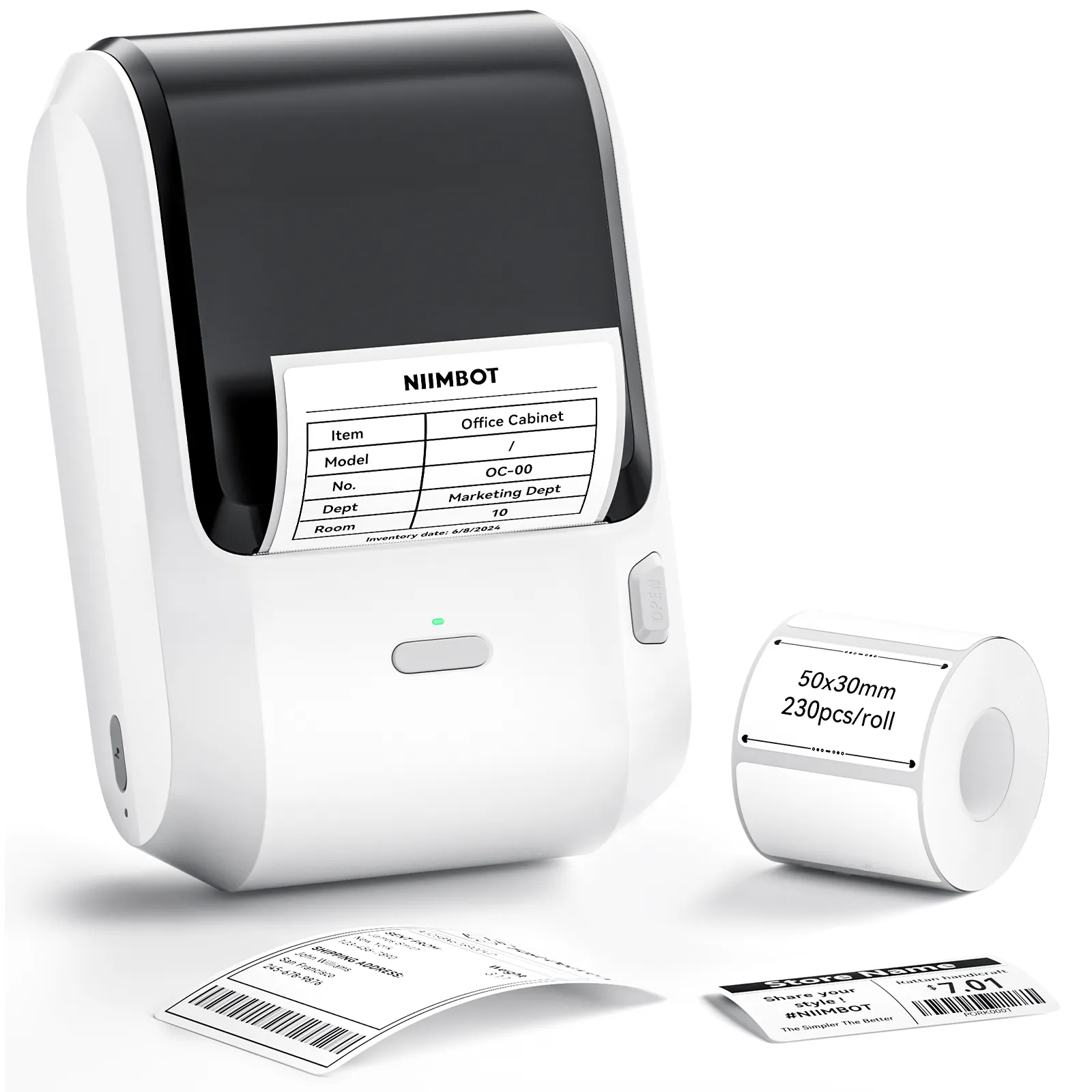 NIIMBOT M3 Inkless Label Maker, Bluetooth Color Thermal Transfer Printer for Shipping - Image 10