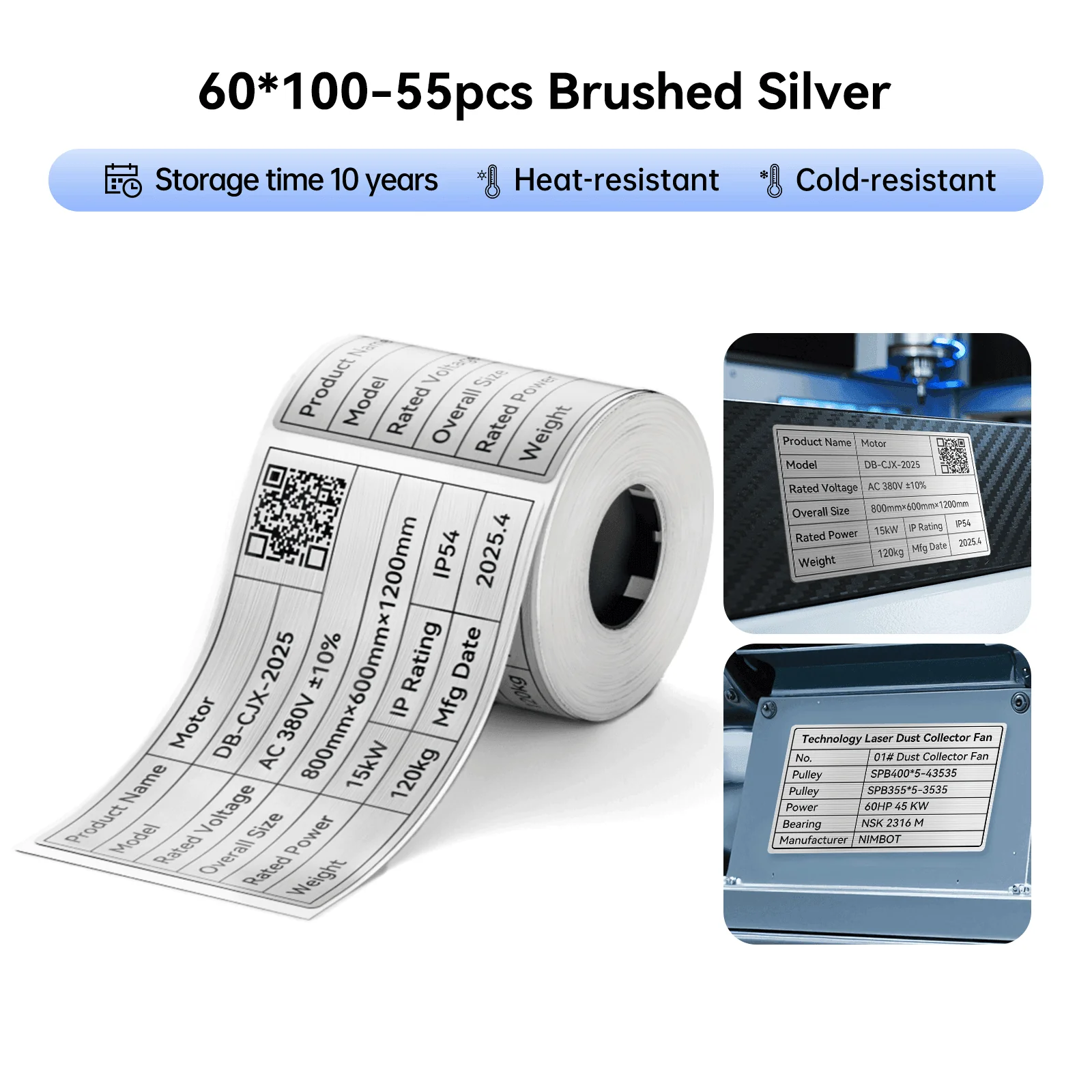 NIIMBOT M3 Inkless Label Maker, Bluetooth Color Thermal Transfer Printer for Shipping - Image 17