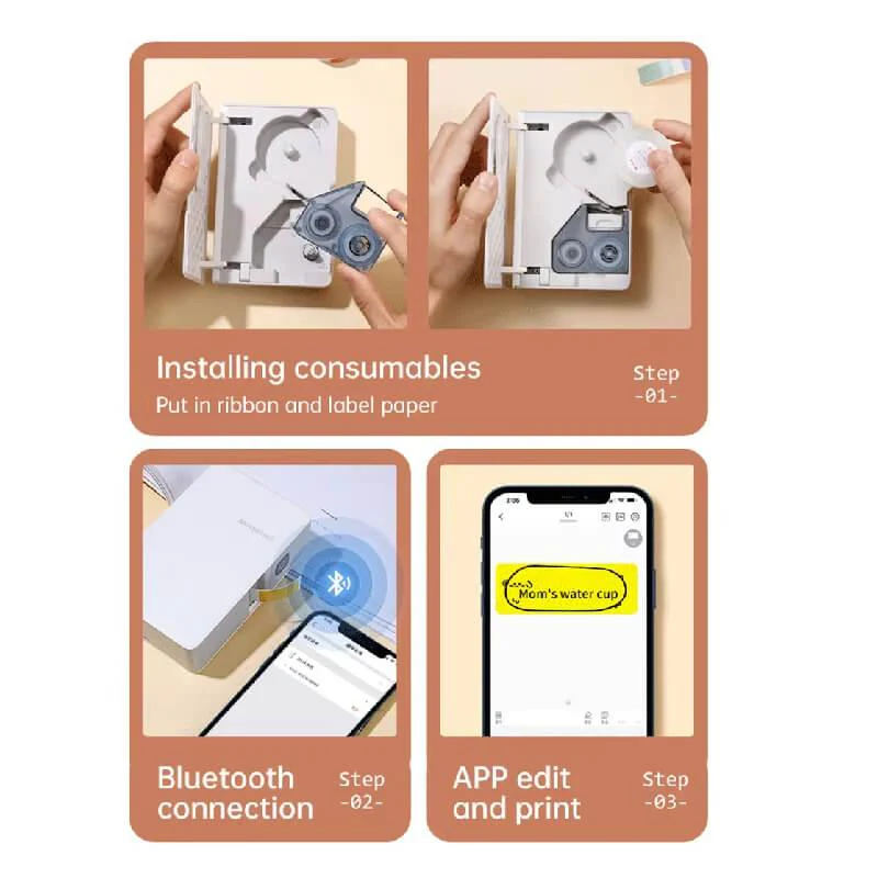 NIIMBOT N1 Pure Color Label Stickers, Durable PET Material, No Fading - Image 7
