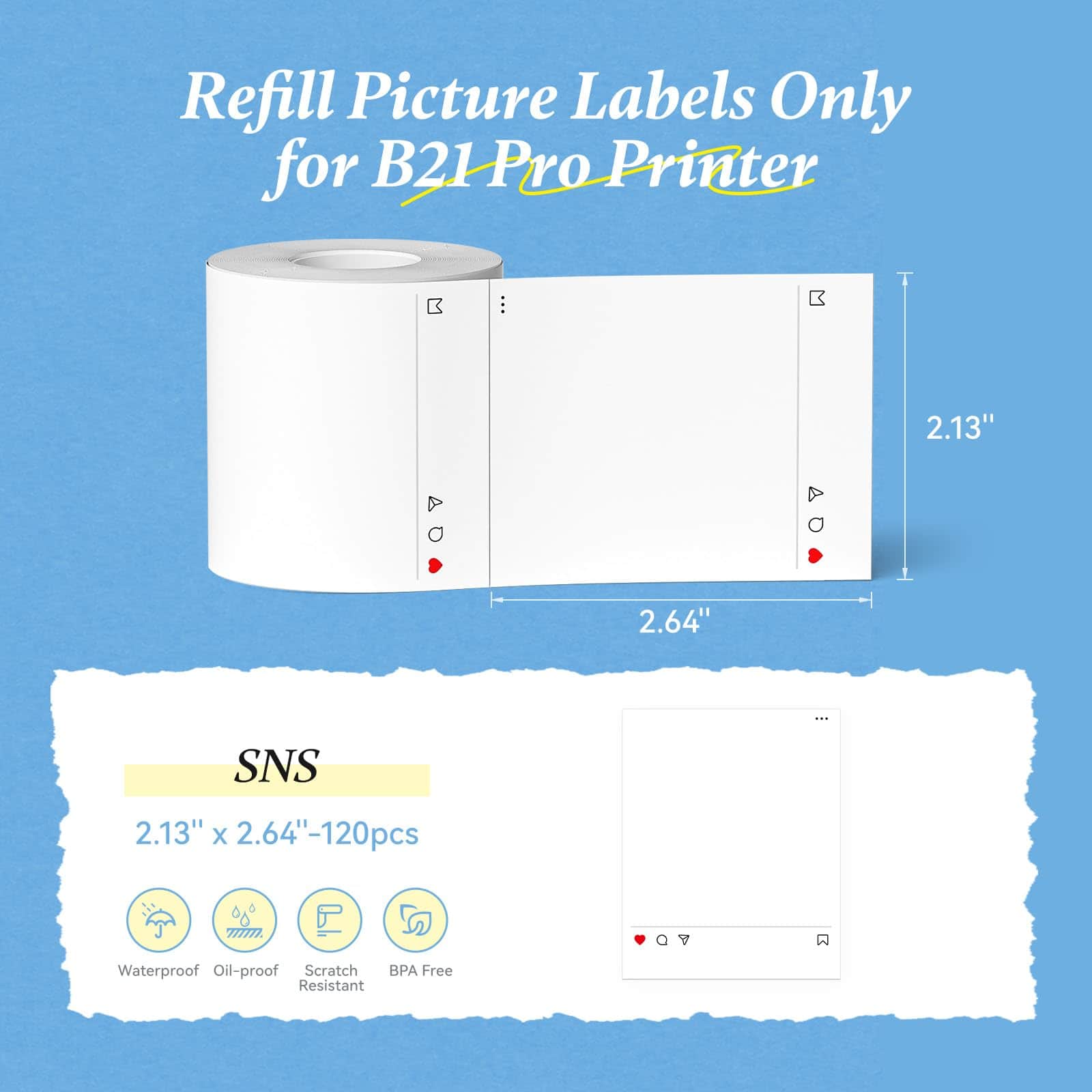 Photo Papers or Red&Black Labels Only for B21 Pro, B1 Pro, B2 Pro - Image 8